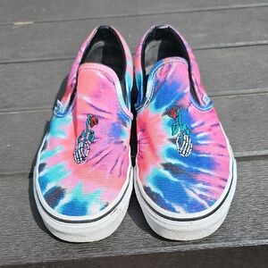 Vans Grateful Dead Colorful Tie-Dye Slip-On